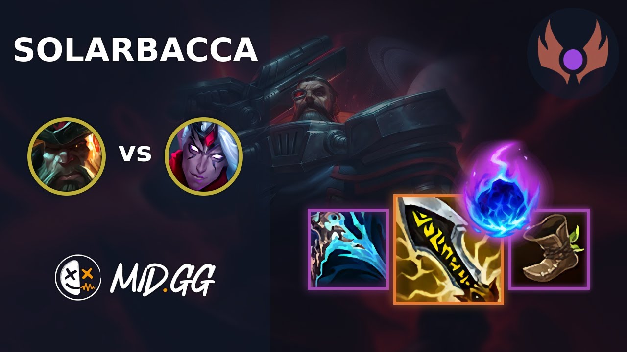 MID.GG: [ solarbacca ] Gangplank TOP vs Varus | EUW MASTER | LOL Season 2025