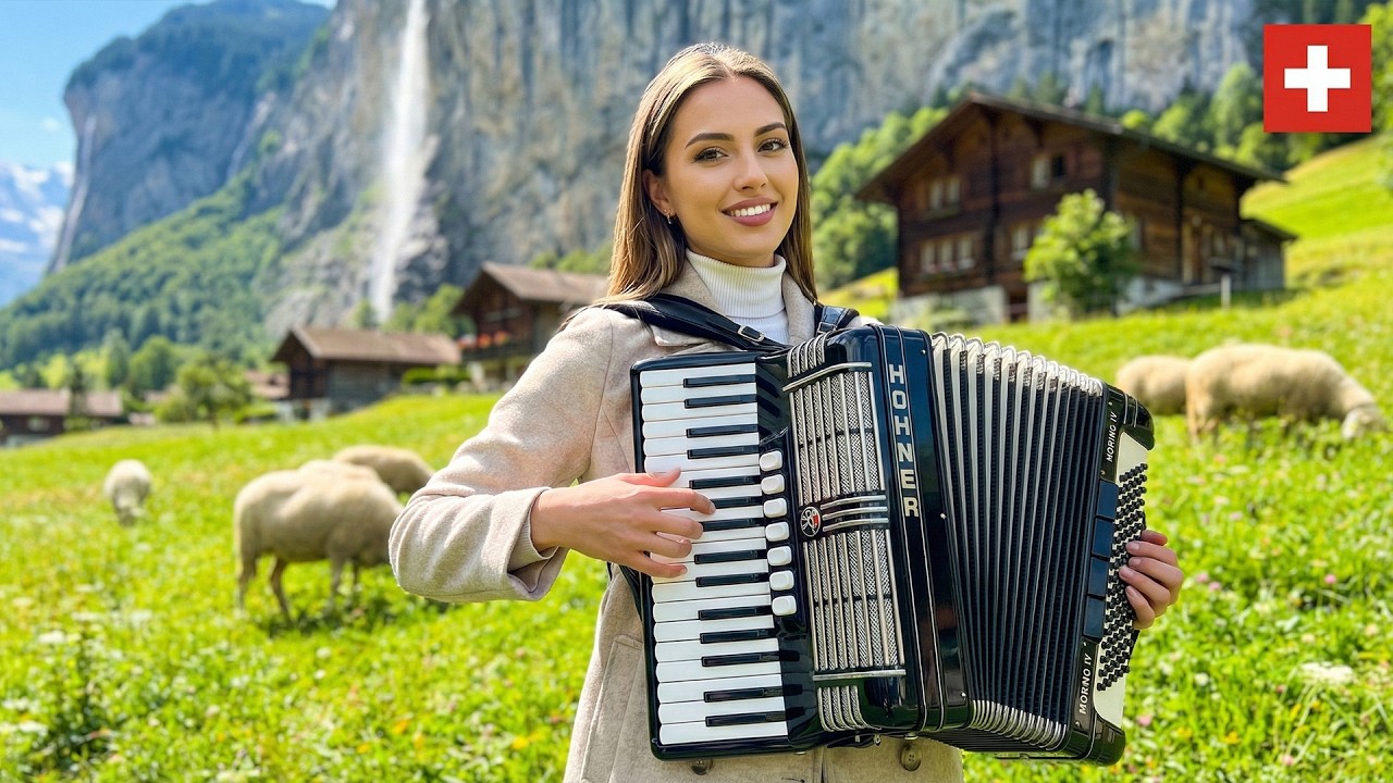 Swiss Alps Relaxation: Switzerland & Beautiful Melodies from Around the World (Accordion & Guitar)