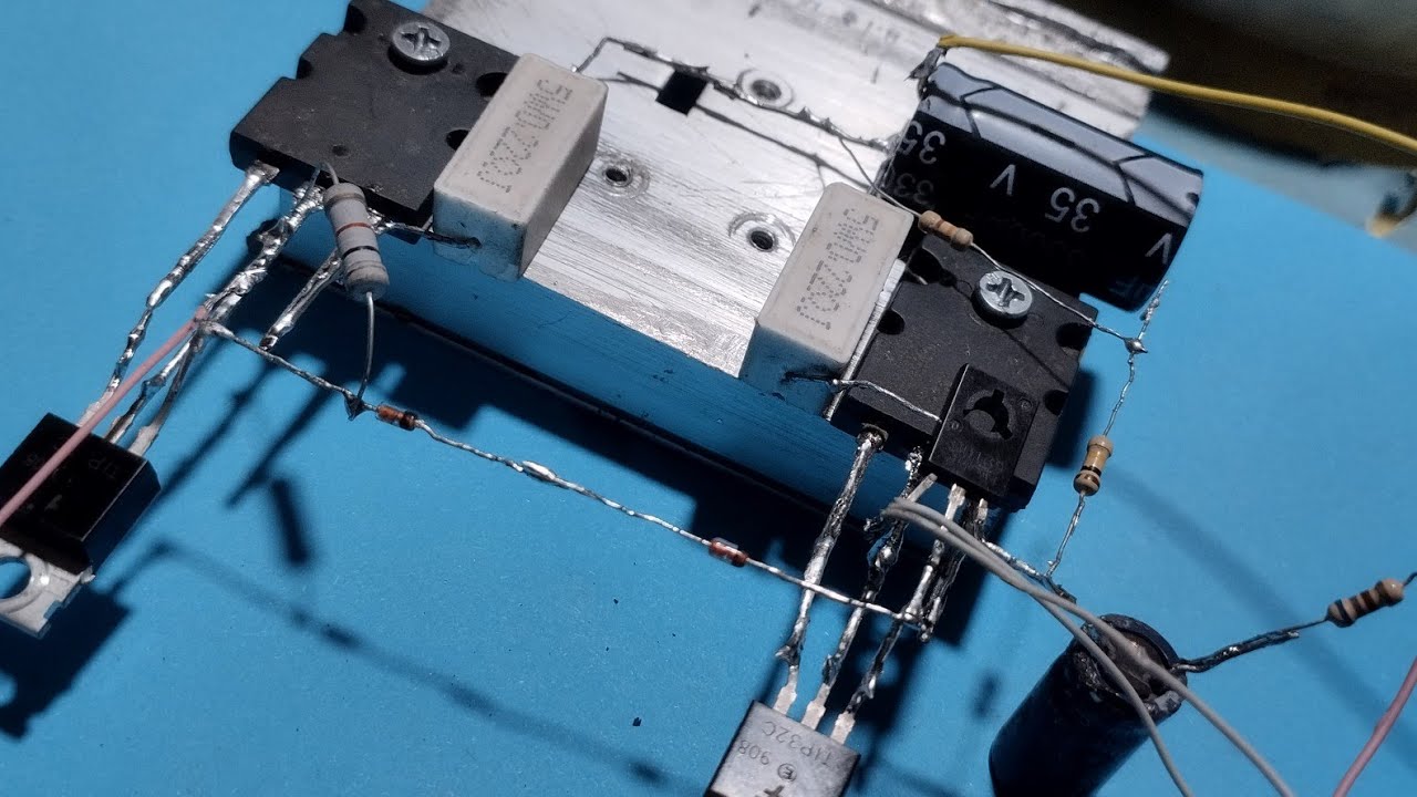 Самодельный усилитель для мощных басов. Самодельный аудиоусилитель на основе 2SC5200 и 2SA1943 | ...