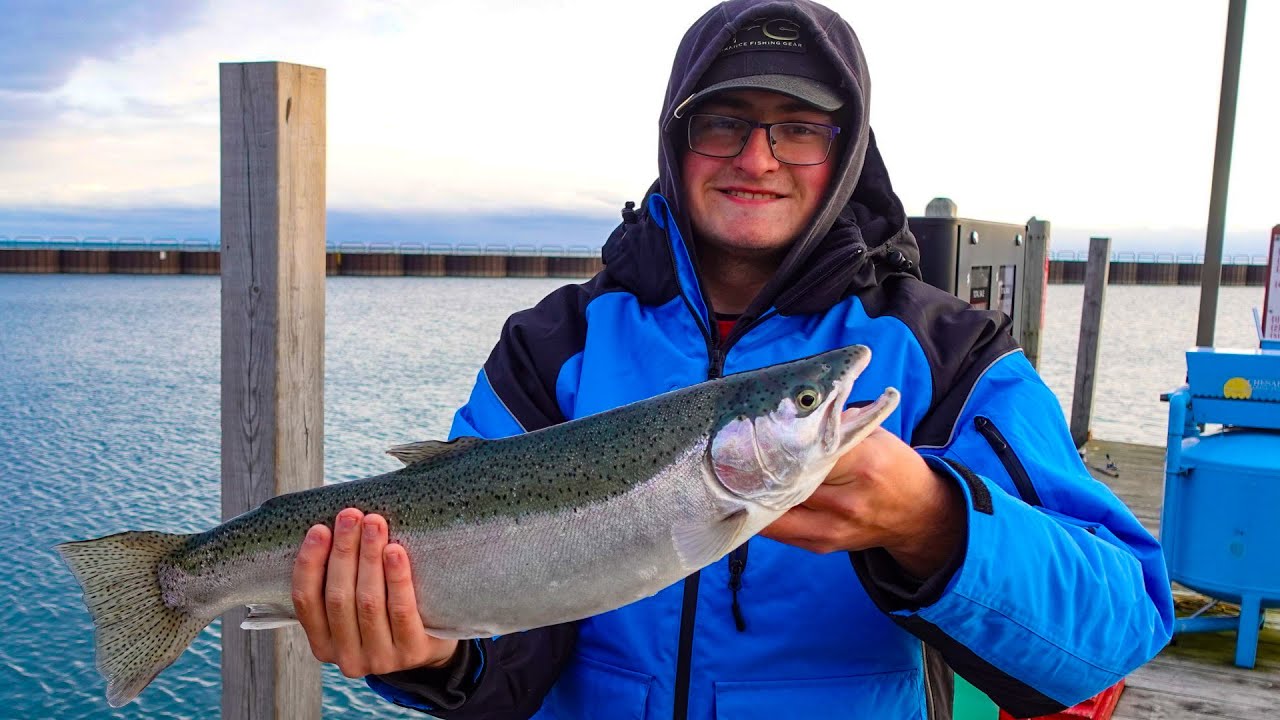 Steelhead Fishing Michigan's Thumb from Shore and Kayak