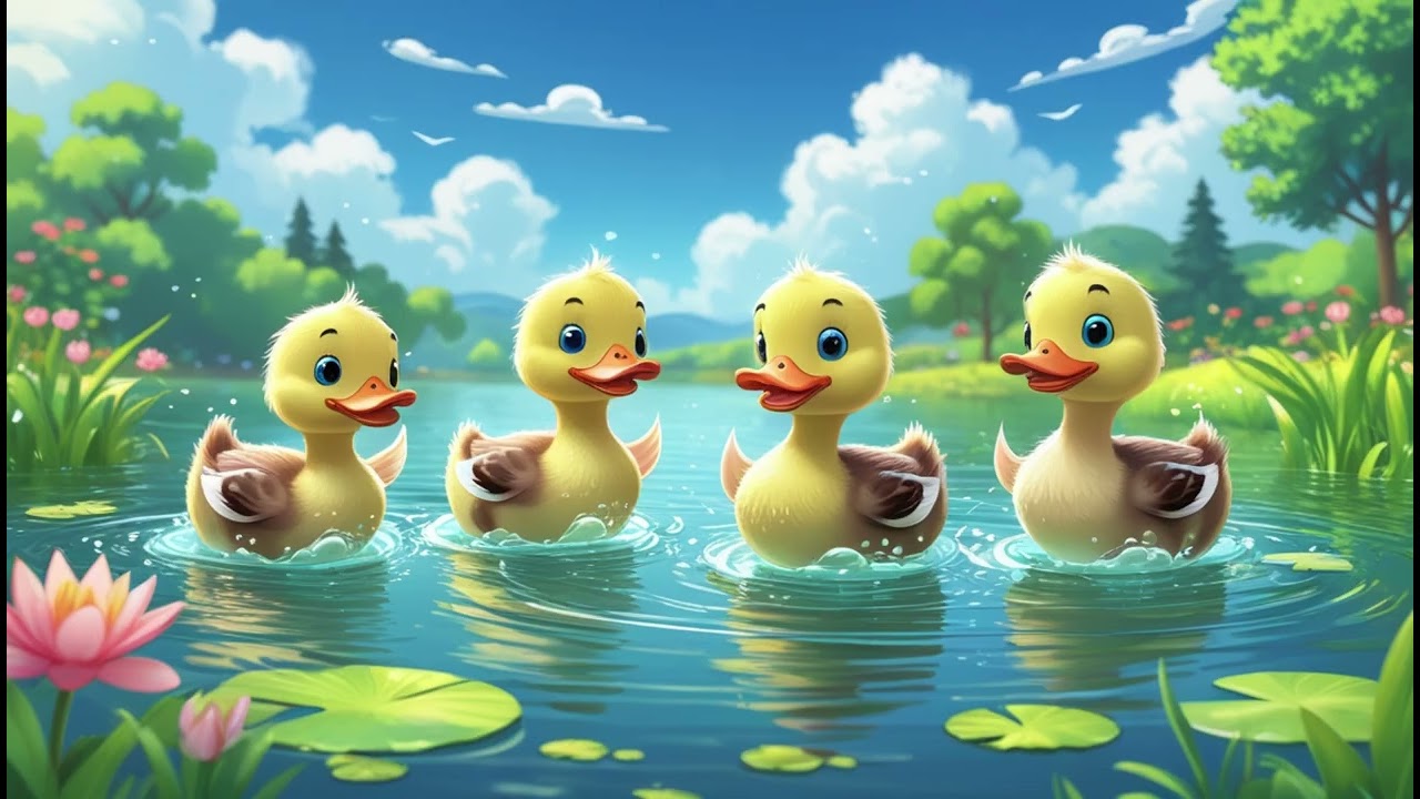 🦆 Five Little Ducks Went Out to Play | Counting Nursery Rhymes for Kids 🎵