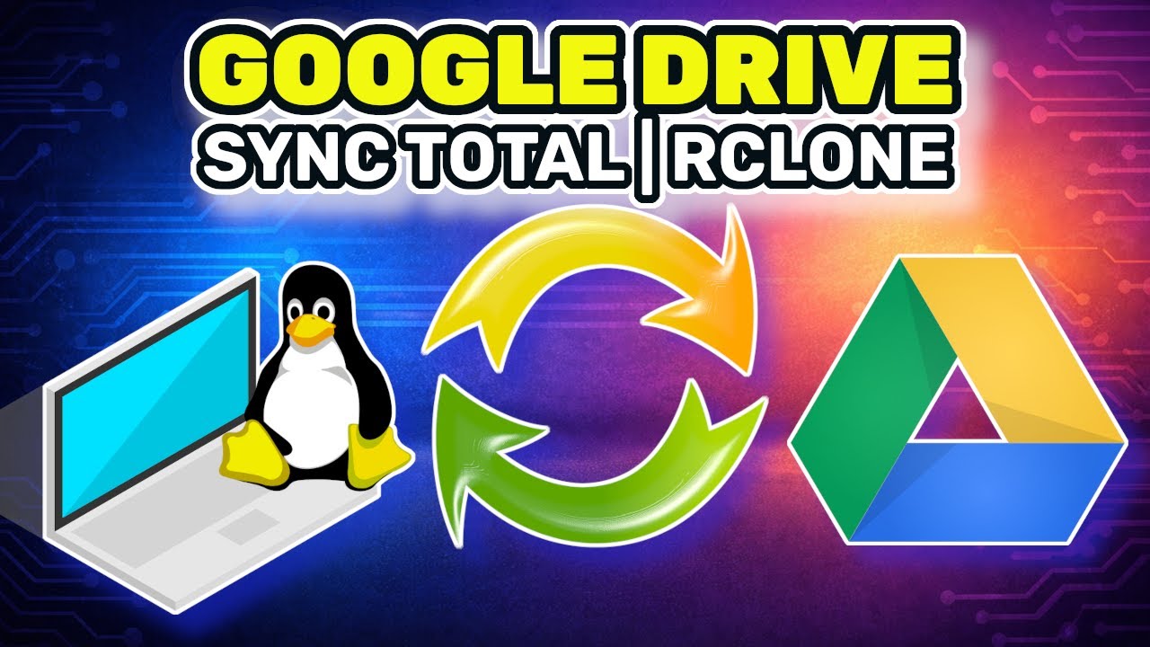 SINCRONIZA GOOGLE DRIVE en LINUX con RCLONE | Copia local y nube