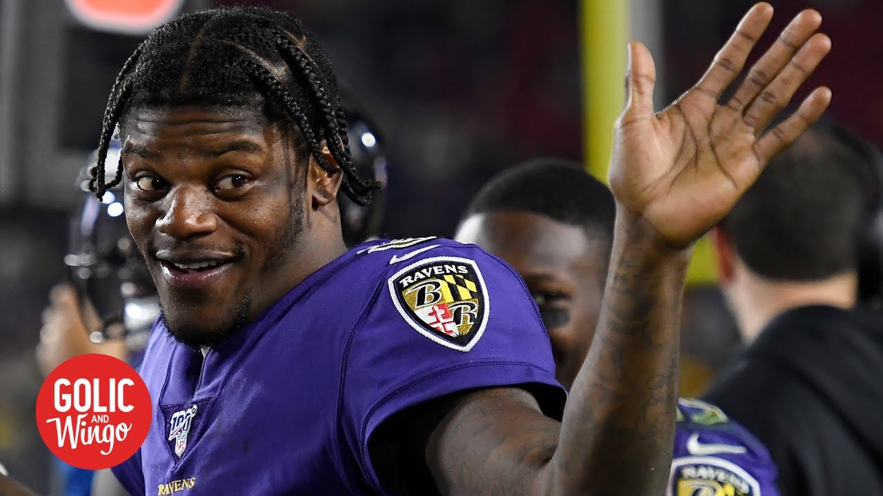 Lamar Jackson is on pace to break Michael Vick’s single-season rushing record | Golic and Wingo