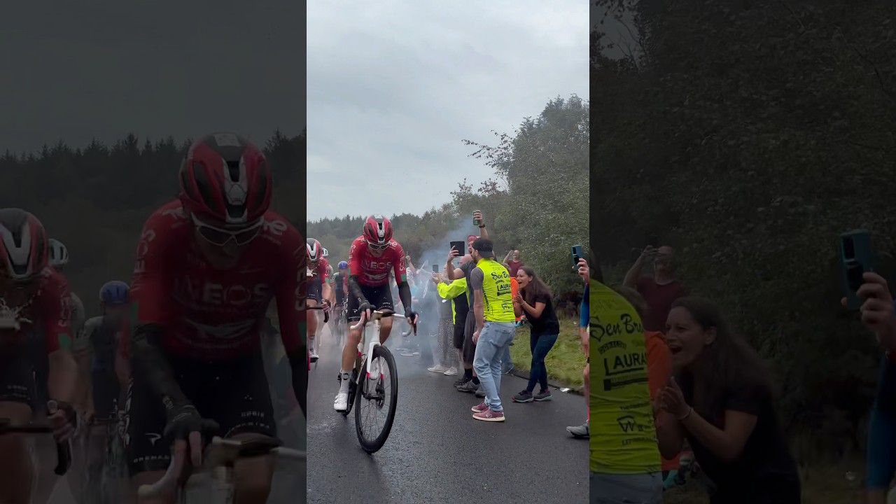 Geraint Thomas in the Tour of Britain 