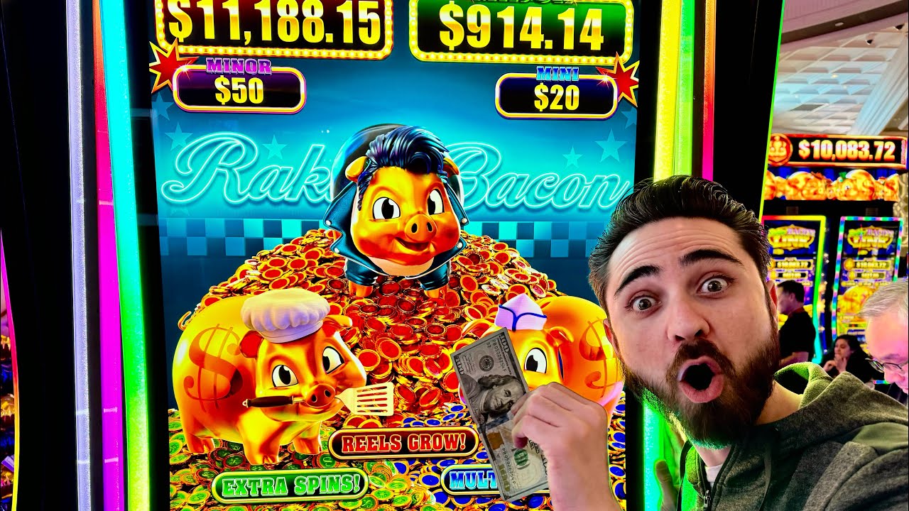 The NEW Rakin Bacon Triple Oink Slot is WILD