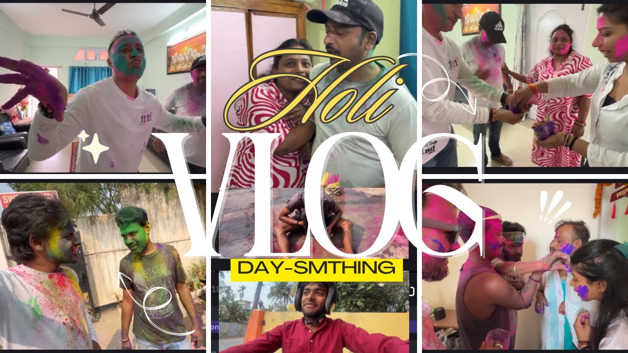 HOLI KHELO TO AISI 🫶🏻/ Daily Vlogger/ Gaurav Vlogs/ Family Vlog