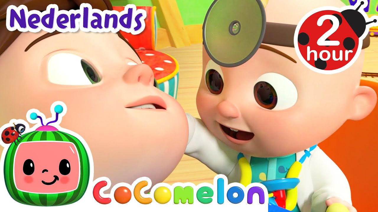 Bij de dokter | CoComelon Nederlands - Kinderliedjes
