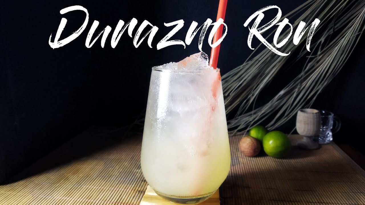 COCTEL 🍹 Durazno 🍑 RON 🍾|Cocteles FACILES de hacer|@ANGELCBDRINK