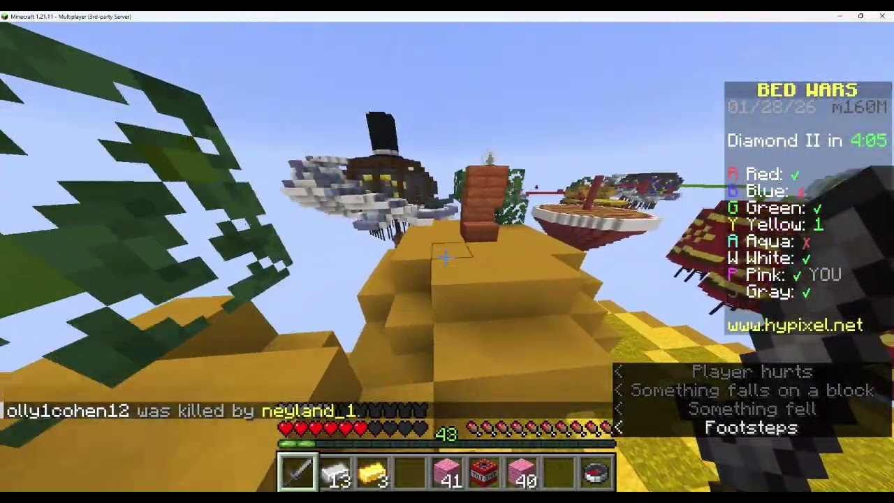 Minecraft but it's bedwars 2   Made with Clipchamp