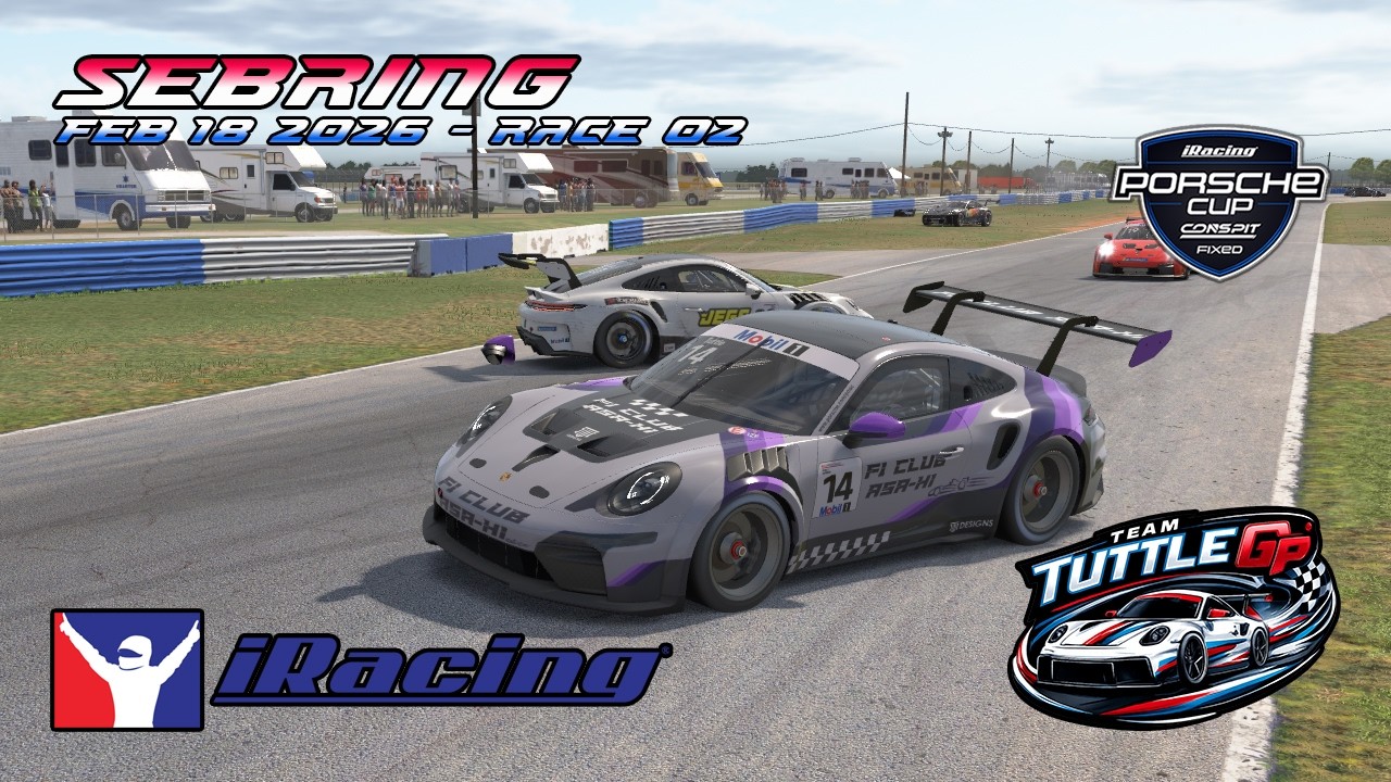 Race #02 - Porsche 911 Cup (992.2) Fixed Sebring 2026 02 18