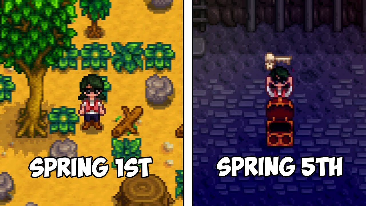 Reaching The Bottom Of The Mines On The Very First Day