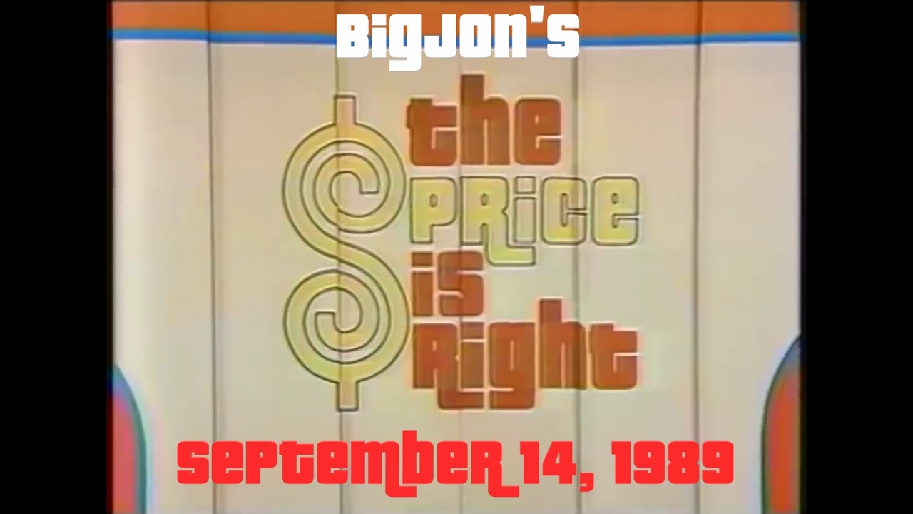 BigJon's The Price Is Right Remake Game (September 14, 1989)