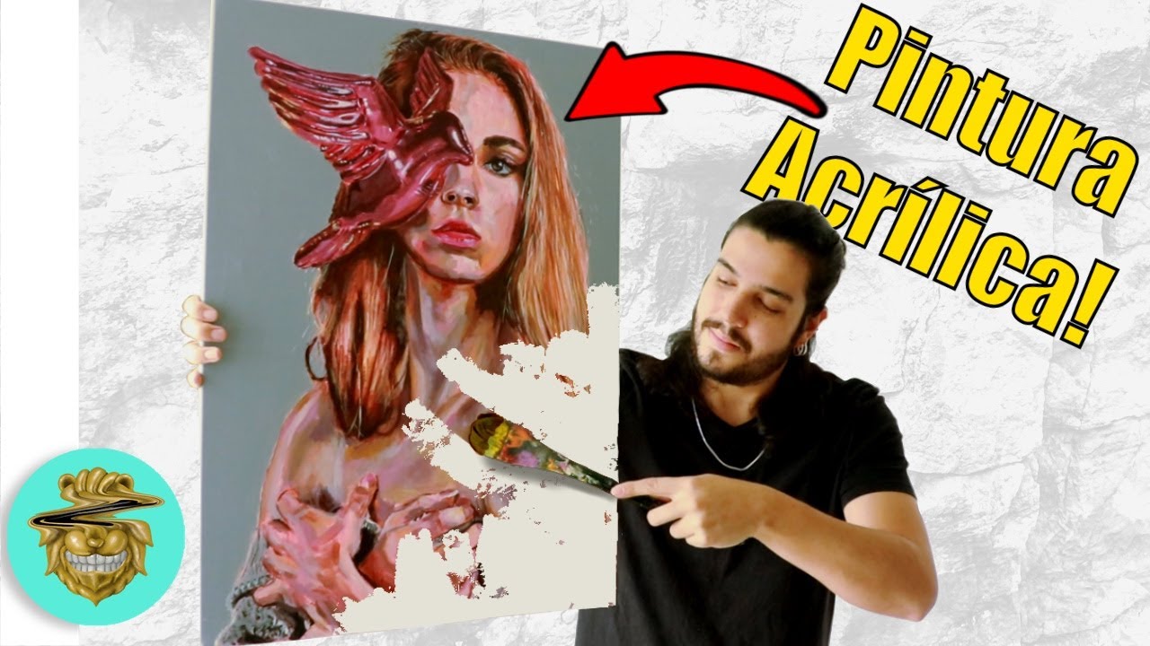 COMO PINTAR un RETRATO en acrÍlico (PASO A PASO) #3