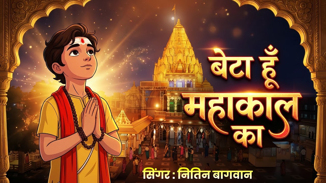 बेटा हूँ महाकाल का | Bhole Baba Mere Hai Main Beta Hu Mahakal Ka | Nitin Bhagwan | Animated Version