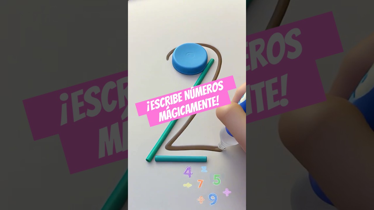 &iexcl;Escribe N&uacute;meros M&aacute;gicamente con Tubitos y Tapones! ✏️🔢 | LaLaBla