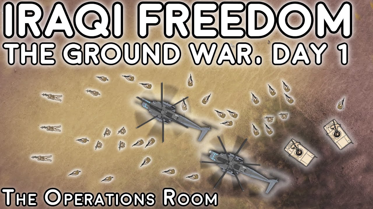 Operation Iraqi Freedom - The Ground War, Day 1 - Animated