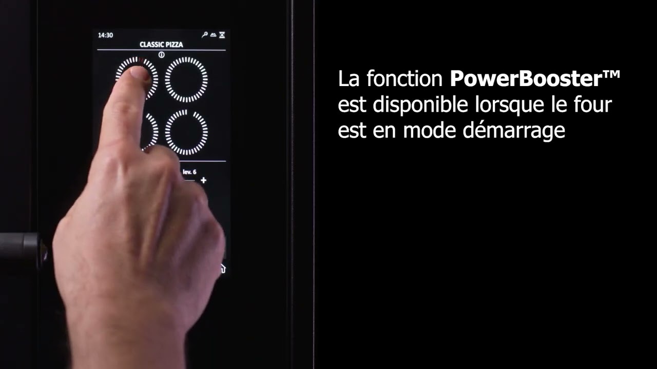 Four SerieX Moretti Forni - Cycle de cuisson optimise pizza