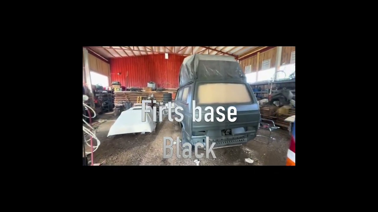 vw t3 T25 Vanagon Finish painting