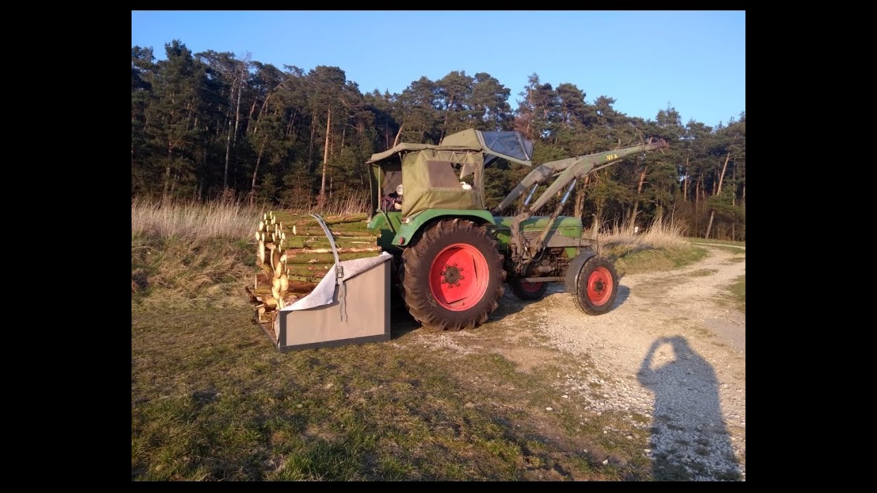 Heckcontainer selber bauen - Fendt Farmer 3 S