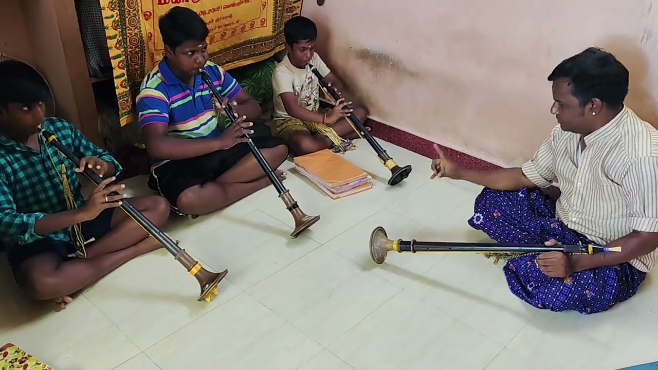தாம்பரம் AG சண்முகம் சிறிய மாணவர்கள் மூன்று கட்டைநாதஸ்வரத்தில் மோகனராகவர்ணம்பயிற்சி செல் 9444779967