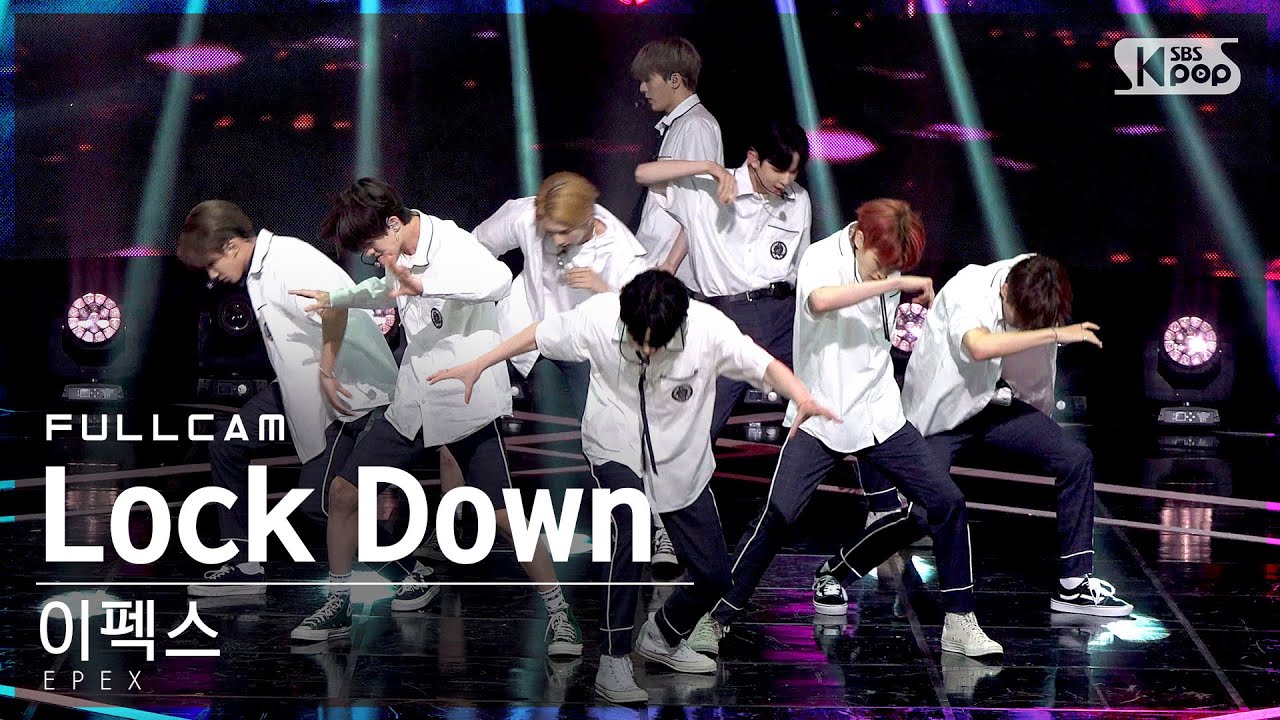 [안방1열 직캠4K] 이펙스 'Lock Down' 풀캠 (EPEX Full Cam)│@SBS Inkigayo_2021.06.27.