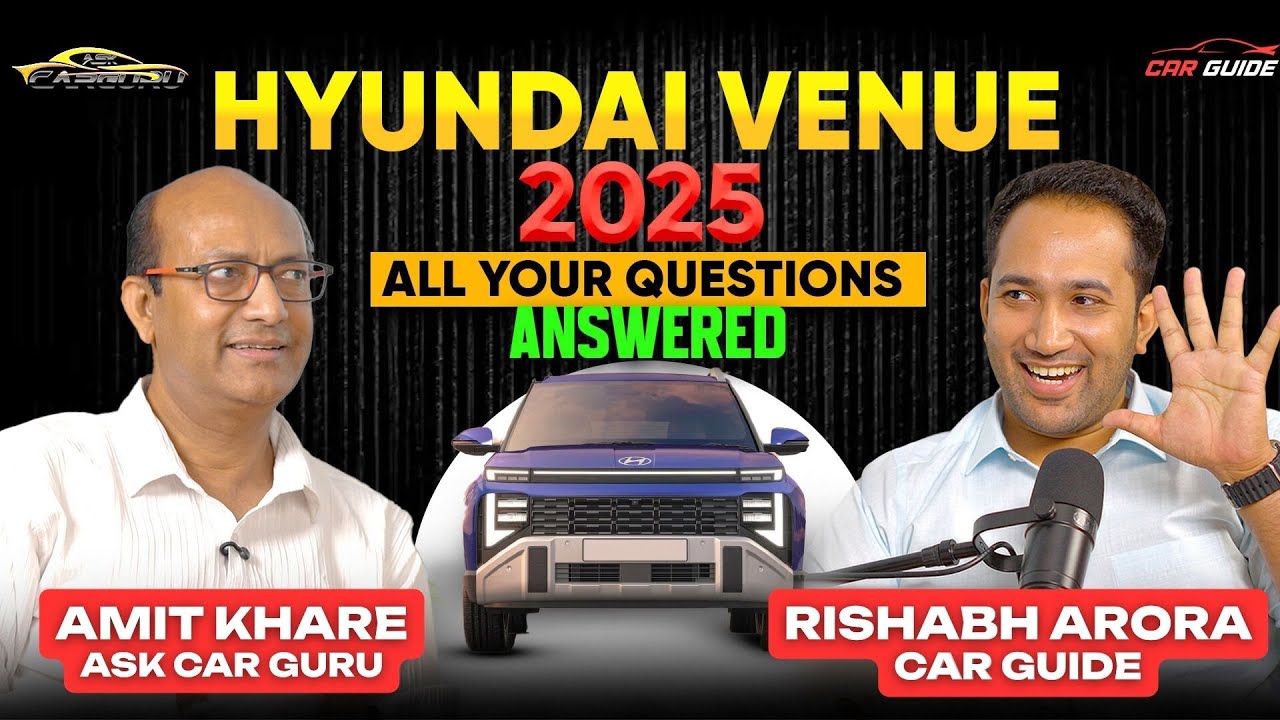 2025 Hyundai Venue Facelift ft. @AskCarGuru  🔥 CNG - Mileage - Price - Sunroof - Automatic 🤯