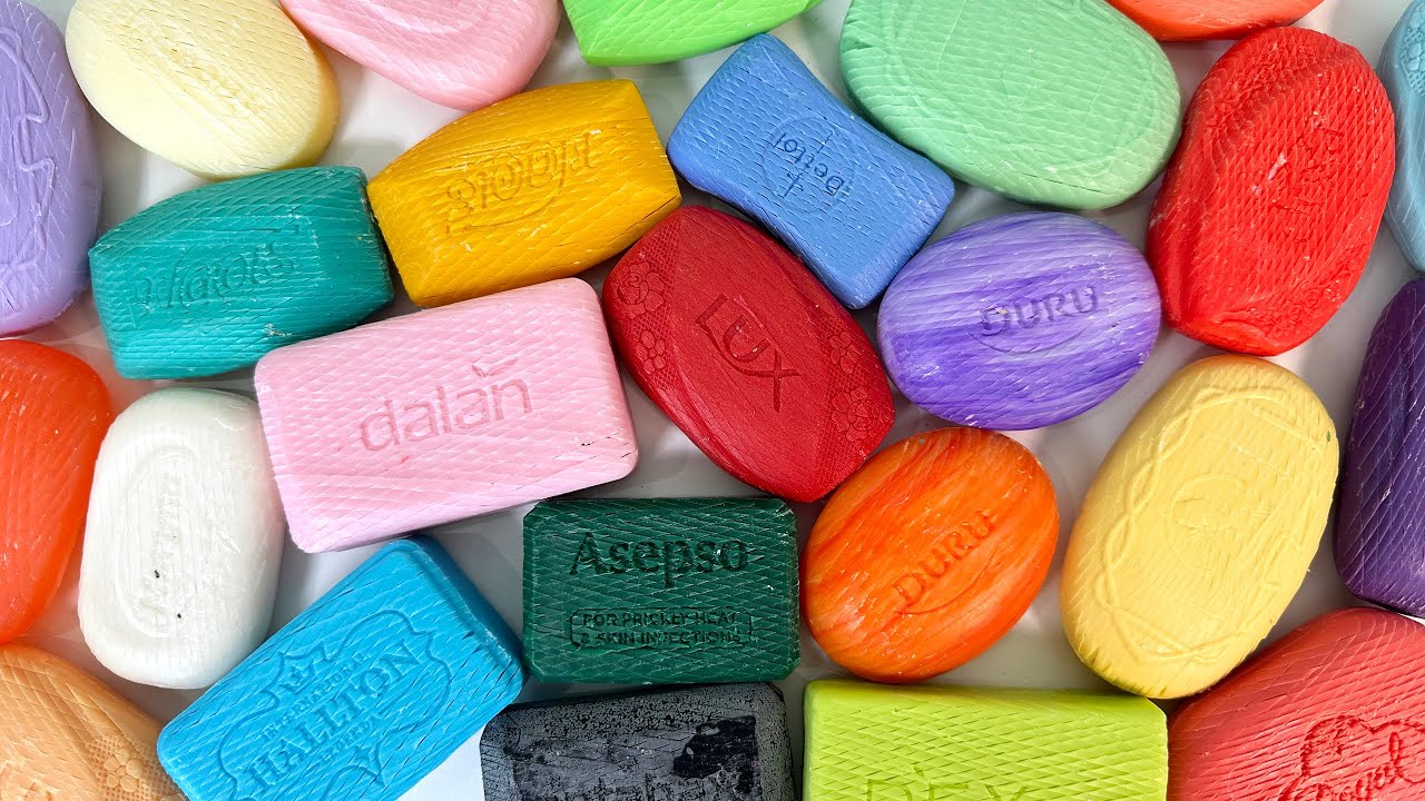 Asmr Cutting Soap Diamonds #15。 石鹸ダイヤモンドをカットします | ASMR SOAP。