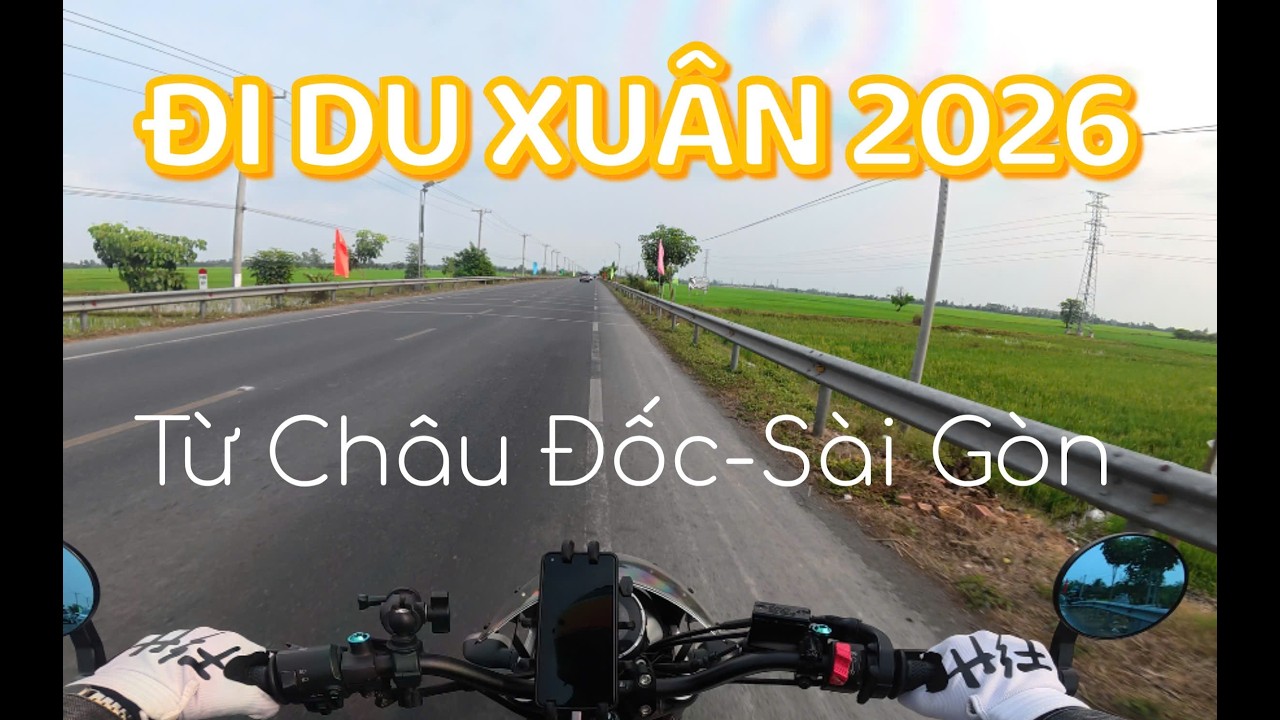 Du xuân 2026 | Tour Miền Tây hành trình quay trở về lại SG vào những ngày cuối năm | Phượt XSR155