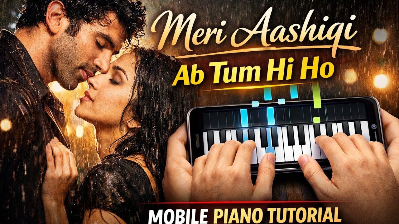 क्योंकि तुम ही हो Piano Tutorial 🎹 | Tum Hi Ho Aashiqui 2 | Pocket Piano | Mobile Piano