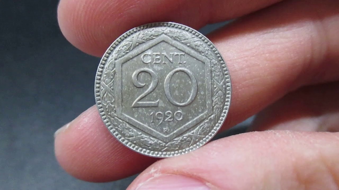 Moneta 20 Centesimi di Lire 