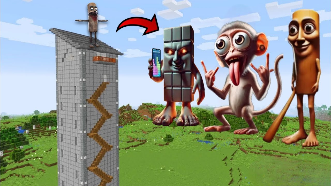 I FOUND SCARIEST 😱😨 MONKEY IN MINECRAFT | MINECRAFT HORROR |