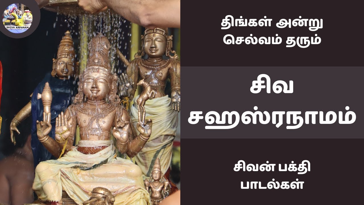 திங்கள் அன்று செல்வம் தரும் சிவ சஹஸ்ரநாமம் | சிவன் பக்தி பாடல்கள் | Siva Sahasranamam Stotram