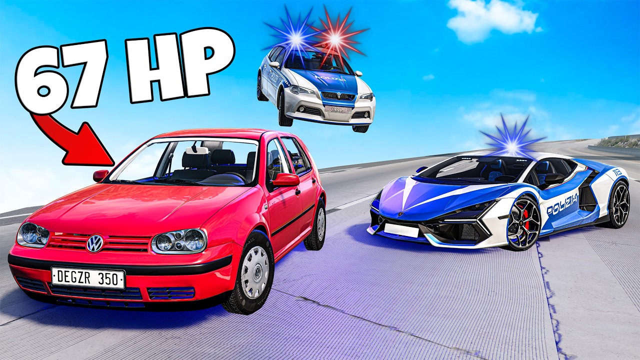 ❄️ POLICJANCI KONTRA ZŁODZIEJE W BeamNG Drive