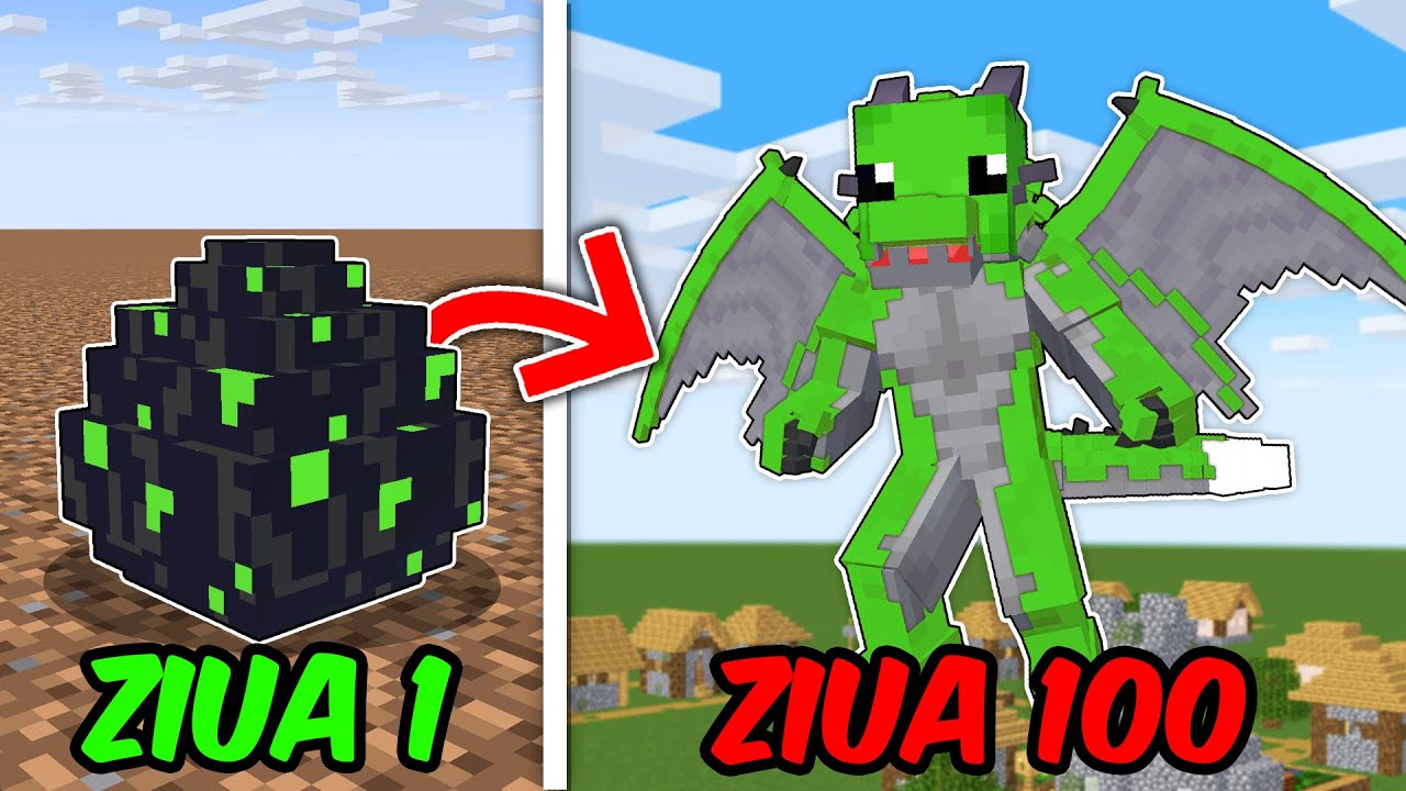 Minecraft, dar Evoluez ca Dragon!
