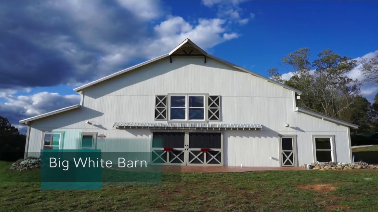 Grand White Barn - Giant Chandeliers Knoxville Wedding Venues - Reception Rehearsals