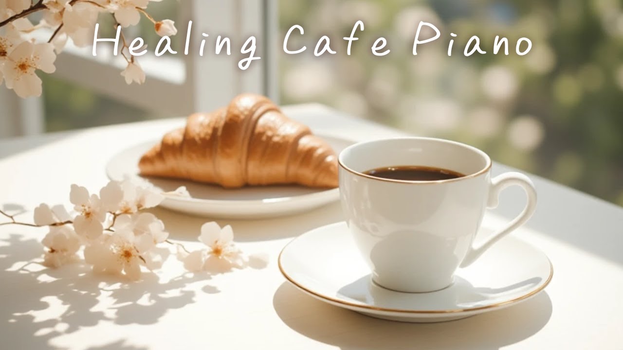 Beautiful Healing Melodies 🕊️ 心と体をゆるめ安心に浸る、春カフェピアノ｜ストレスを解消し、自律神経を整える | 作業用BGM