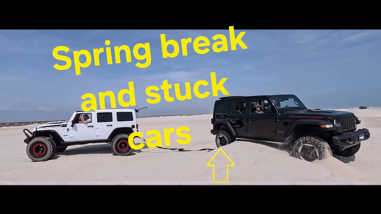 Spring Break or Spring Broken: Stuck cars at the beach