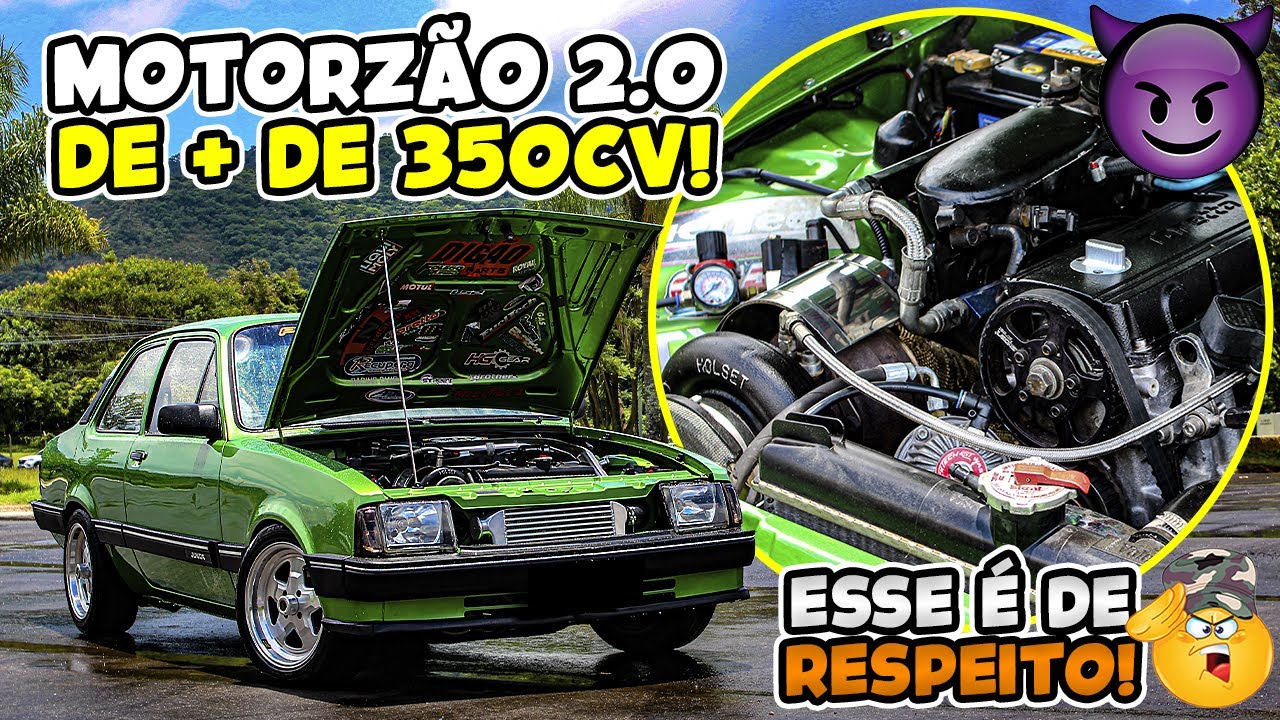 😈ACELERANDO DE CHEVETTE TURBO DE 350CV