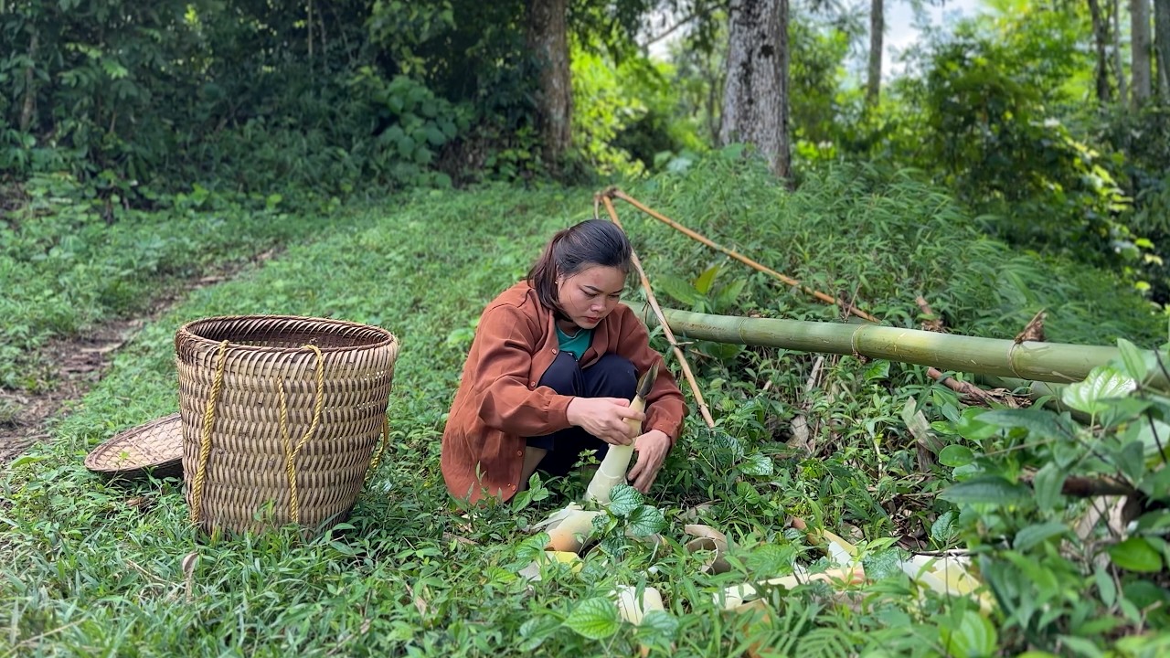 Fresh Bamboo Shoots: How I Make Stuffed Bamboo Shoot Dish.