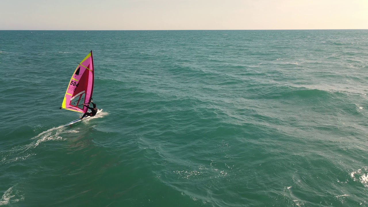 WINDSURFER FROM THE SKY