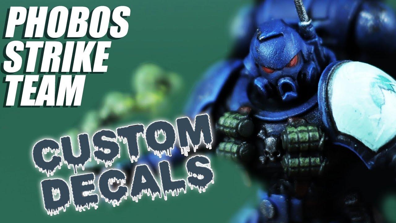 Kill Team Moroch - Painting Our Custom Phobos Space Marines