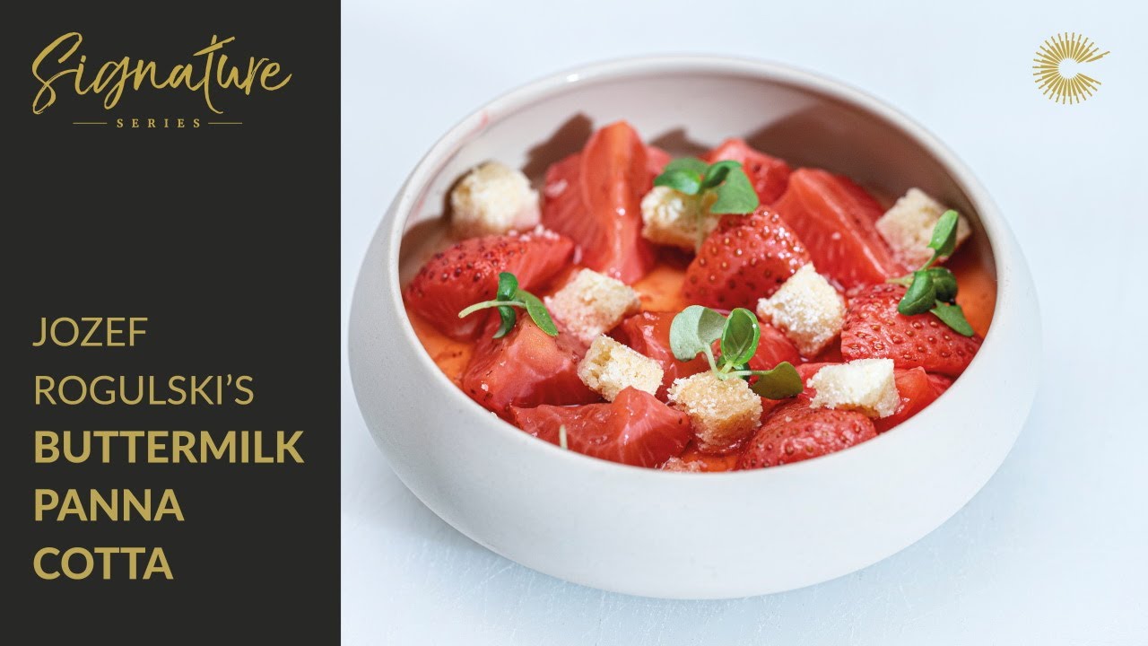 Jozef Rogulski's Buttermilk Panna Cotta