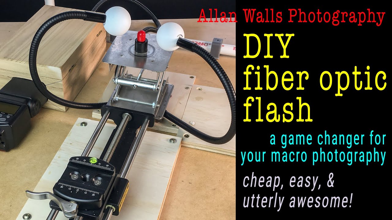 DIY Fiber Optic Flash - for macro photography