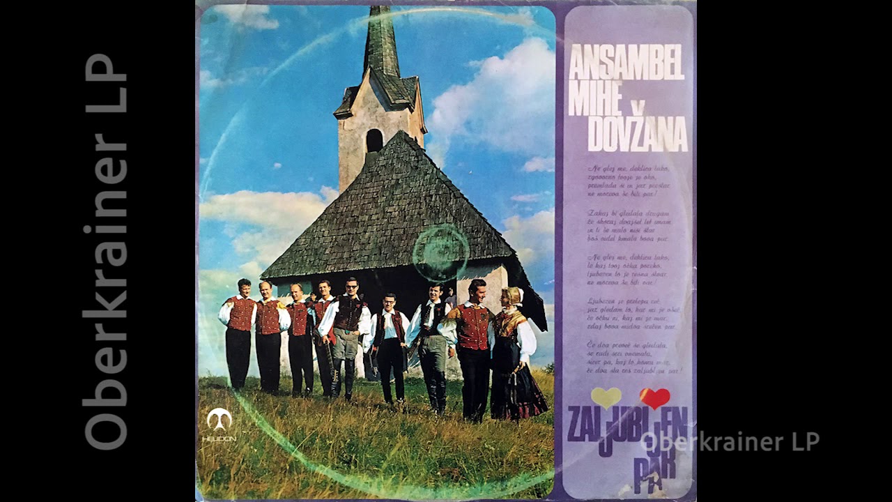 Ansambel Mihe Dovžana ‎- ZALJUBLJEN PAR - 1970