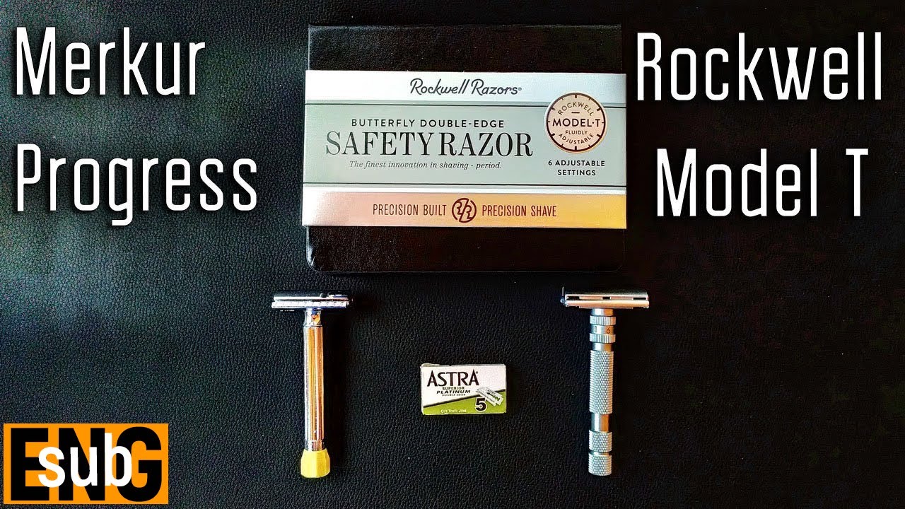 Rockwell Model T и Merkur Progress. ASTRA Platinum | Бритьё с HomeLike Shaving