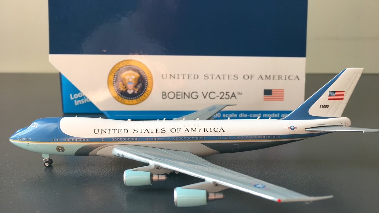 Gemini Jets 1:400 Air Force One Boeing VC-25A Unboxing and Review