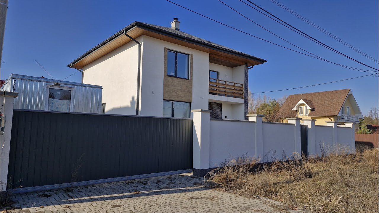 Огляд будинку 130 м², 5 соток, село Гореничі, друга черга (завершення).