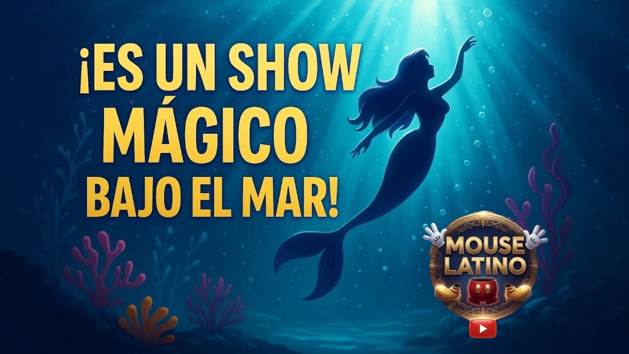 🧜‍♀️¡NO CREERÁS ESTE SHOW DE LA SIRENITA EN DISNEY! 🐚✨