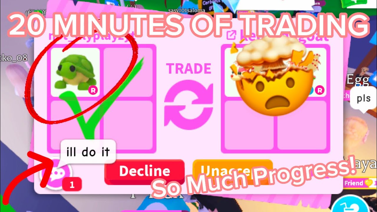✨20 Minutes of Adopt me Trading!✨BIG TRADES! Growing My Inventory! Adopt me Roblox! 2024!