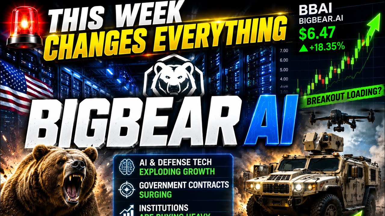 BIG WEEK AHEAD? BigBear AI&rsquo;s Hidden Catalyst Nobody Sees